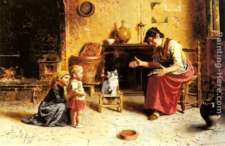 Eugenio Zampighi A Child's First Step